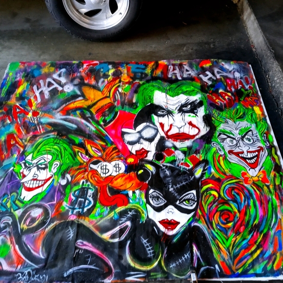 Custom hand painted art